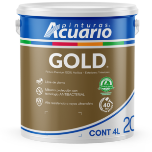 PINTURA ACRILICA GOLD 19 L