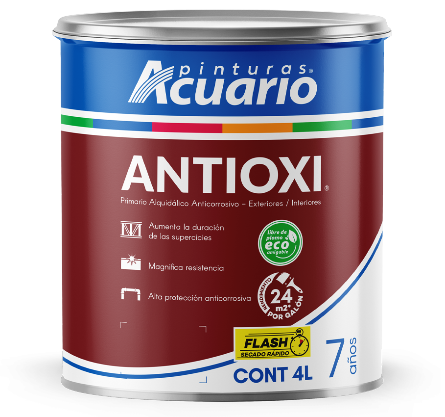 Primario Anticorrosivo Antioxi 19L Acuario PRIMARIO ANTICORROSIVO ANTIOXI 19L